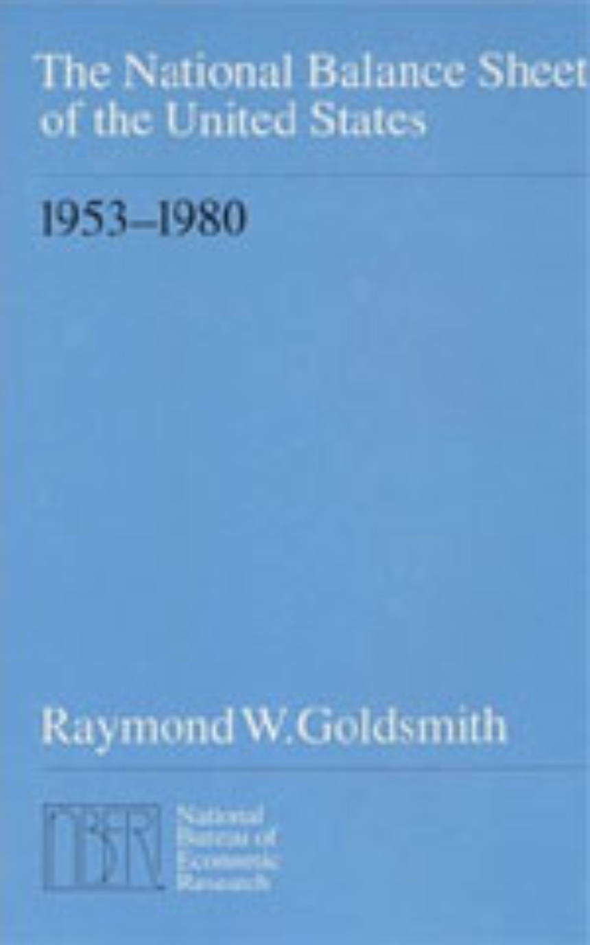 The National Balance Sheet of the United States, 1953-1980