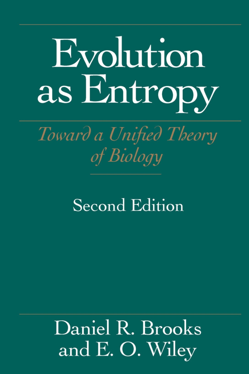 Evolution As Entropy