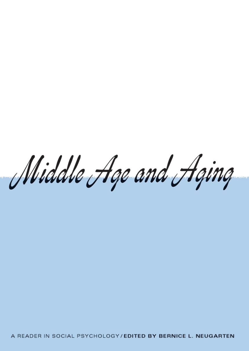 Middle Age and Aging