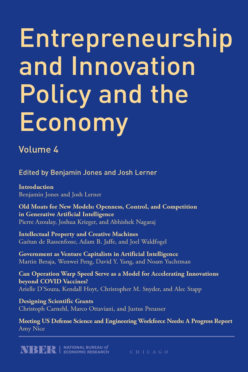 Entrepreneurship and Innovation Policy and the Economy