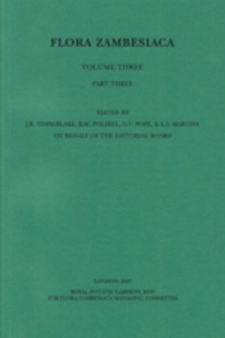 Flora Zambesiaca Volume 3 Part 3: Papilionoideae