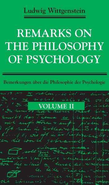 Remarks on the Philosophy of Psychology, Volume 2