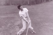 Mike Royko golfing 1954